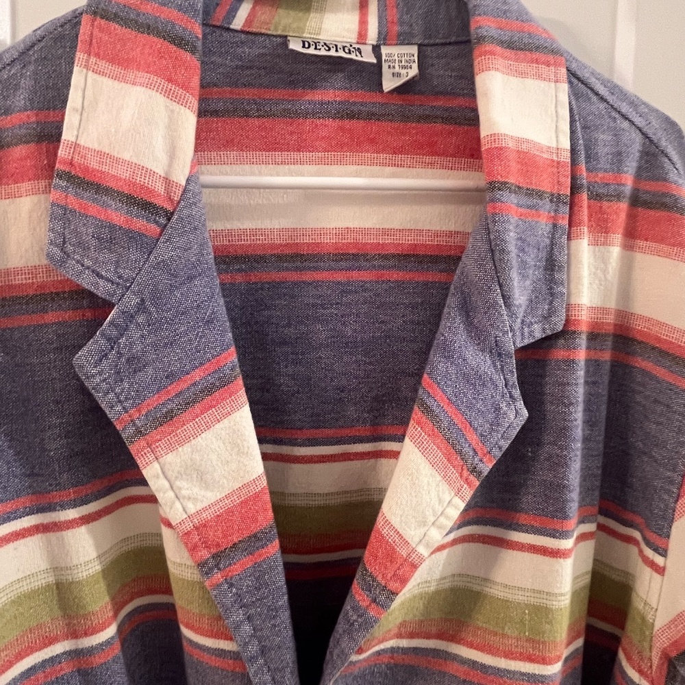 chill vibe cotton blazer - Picture 3 of 10